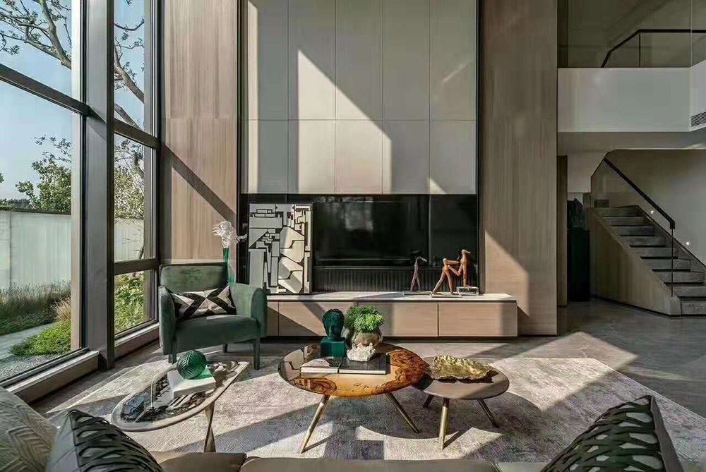 佛山市復地公園和光現代簡約風格四居室裝修案例