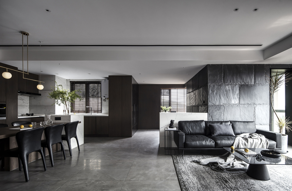 現代簡約風格室內家裝案例效果圖-客餐廳 現代簡約風格室內家裝案例效果圖-客餐廳