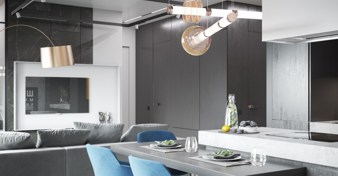 現代簡約風格家裝設計室內裝修效果圖-廚房 現代簡約風格家裝設計室內裝修效果圖-廚房