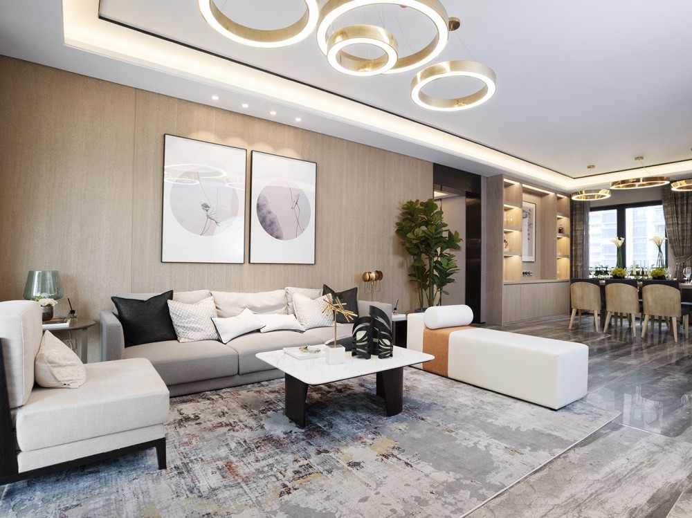 現代簡約風格室內設計家裝案例-客廳沙發 現代簡約風格室內設計家裝案例-客廳沙發