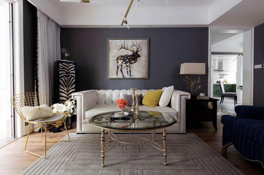 昭通市地稅局家屬房歐式風格三居室裝修案例