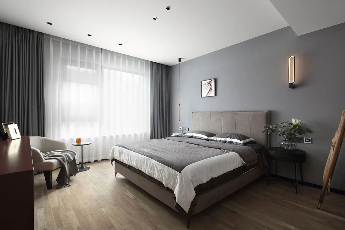 現(xiàn)代簡約風格室內(nèi)設計家裝案例-臥室 現(xiàn)代簡約風格室內(nèi)設計家裝案例-臥室