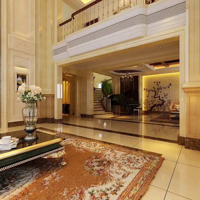 佛山市金地·招商臻玥府歐式風格別墅裝修案例