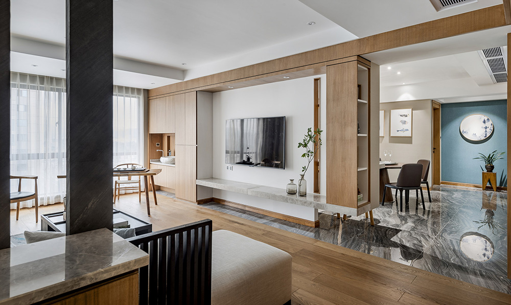 現(xiàn)代簡約風(fēng)格室內(nèi)裝修設(shè)計效果圖-保利碧桂園悅公館三居176平米-室內(nèi)裝修設(shè)計客廳 現(xiàn)代簡約風(fēng)格室內(nèi)裝修設(shè)計效果圖-保利碧桂園悅公館三居176平米-室內(nèi)裝修設(shè)計客廳