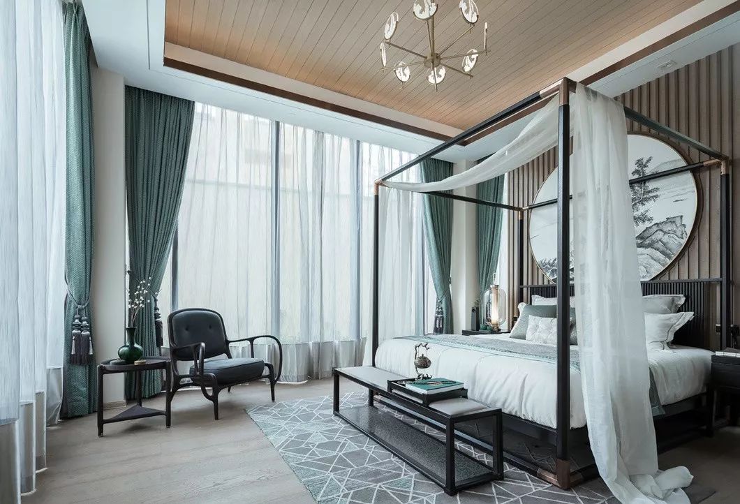 新中式風(fēng)格家裝設(shè)計(jì)室內(nèi)裝修效果圖-臥室 新中式風(fēng)格家裝設(shè)計(jì)室內(nèi)裝修效果圖-臥室