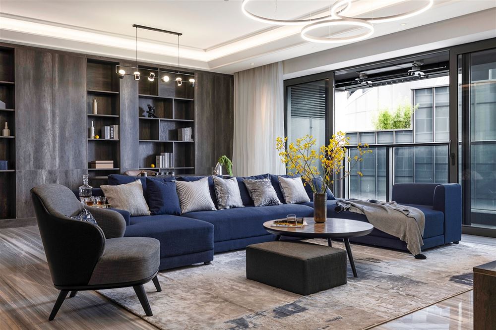 佛山市高明碧桂園·花城薈現代簡約風格三居室裝修案例