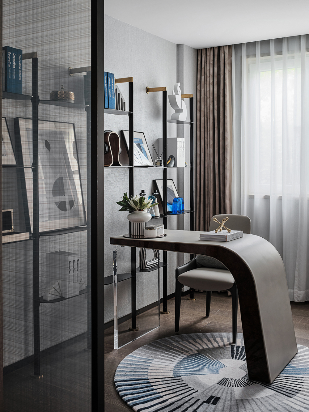 現代簡約風格室內設計家裝案例-書房 現代簡約風格室內設計家裝案例-書房