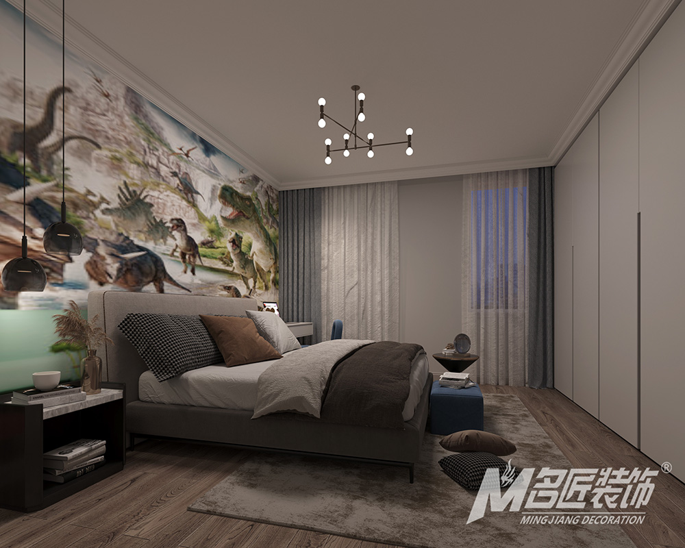 別墅裝修設計美式輕奢風格-兒童房 別墅裝修設計美式輕奢風格-兒童房