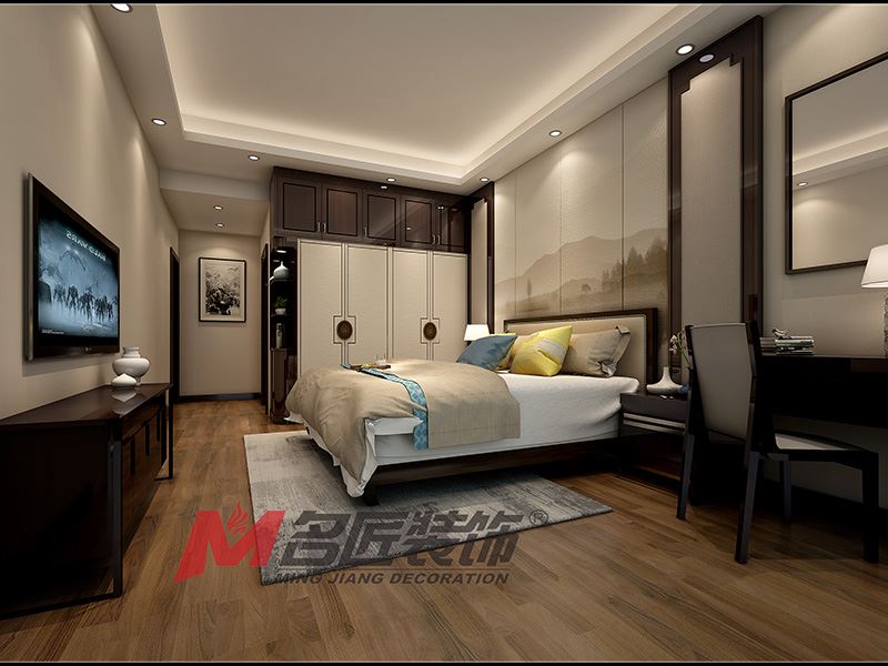 佛山市越秀閱湖臺現代簡約風格三居室裝修案例