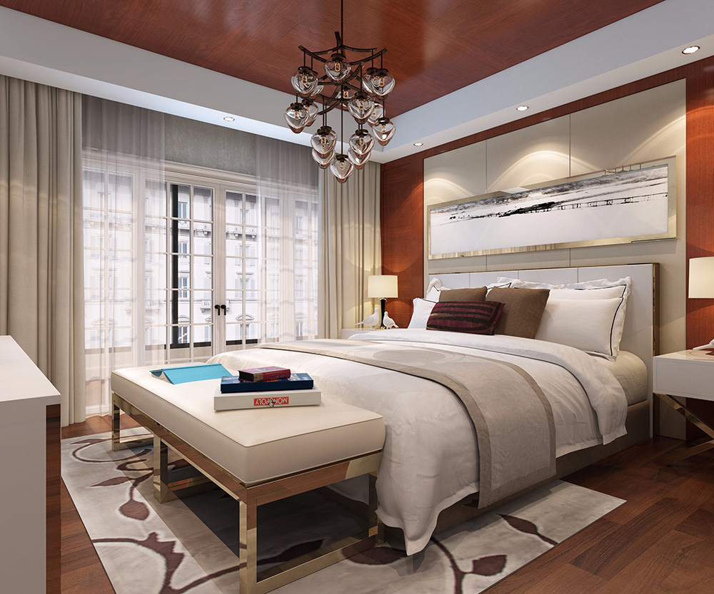 現(xiàn)代輕奢風格別墅裝修效果圖-佛山燈湖領(lǐng)秀別墅350平米-別墅臥室裝修 現(xiàn)代輕奢風格別墅裝修效果圖-佛山燈湖領(lǐng)秀別墅350平米-別墅臥室裝修