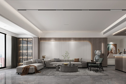 潮州市城北市場現(xiàn)代簡約風格四居室裝修案例