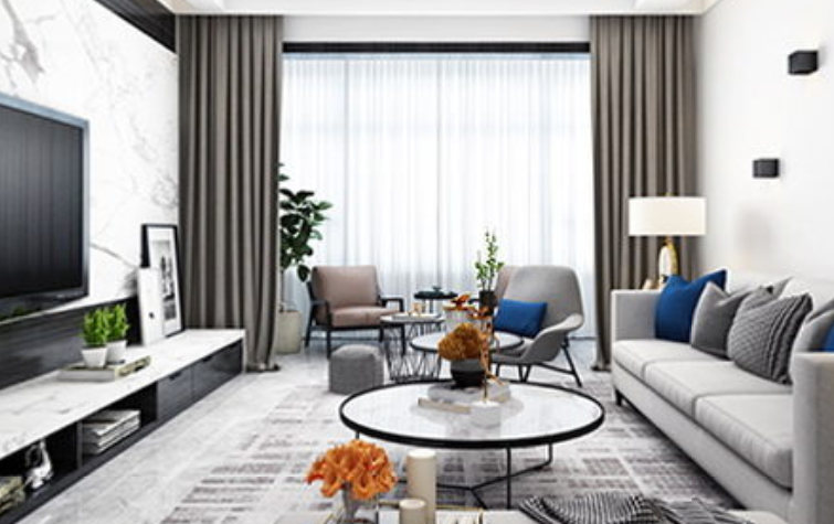 潤景新城現代簡約風格裝修VR案例