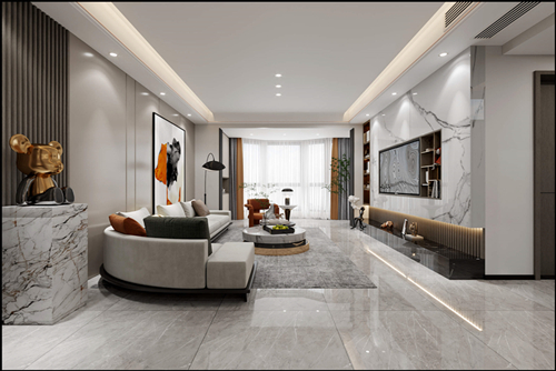 佛山市時代愛車小鎮(佛山)現代風格復式裝修案例