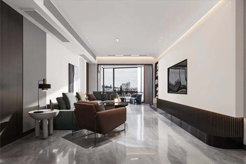 潮州市北橋大廈現代簡約風格四居室裝修案例