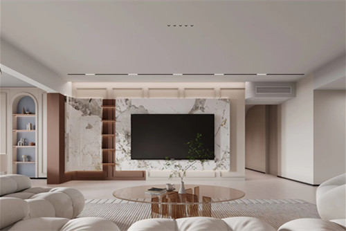 潮州市半小區現代簡約風格四居室裝修案例